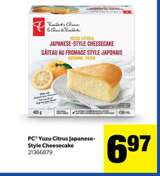 Real Canadian Superstore Pc Yuzu Citrus Japanese Style Cheesecake Weekly Flyer
